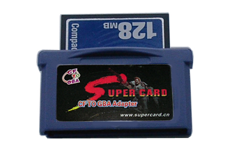 SuperCard CF with compact flash in